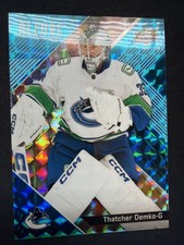 2024-25 UD Allure Thatcher Demko Blue Line Blue #/35