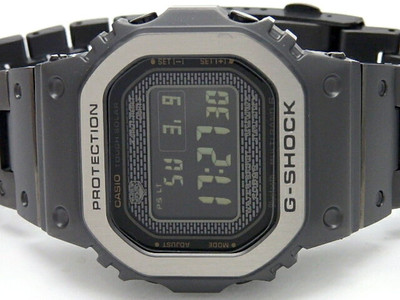 【新品未使用】CASIO G-SHOCK GMW-B5000MB-1JF CASIO G-SHOCK GMW-B5000MB-1JF Black Stainess Steel Solar