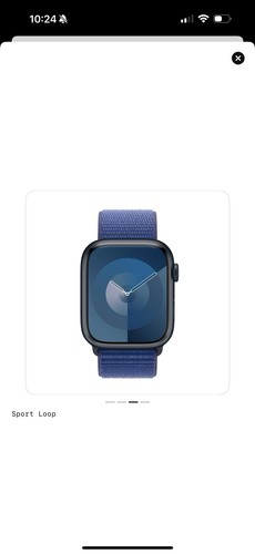 Apple Watch Sport Loop 45mm (42/44/49) Genuine OEM Ocean Blue Used - 第 8/9 張圖片