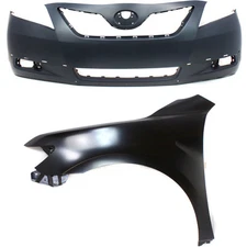 Bumper Cover Kit For 2007-2009 Toyota Camry SE Model USA Built Front 2pc