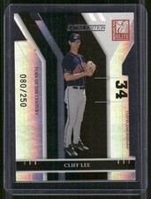 CLIFF LEE 2004 Donruss Elite Extra Turn of Century Die-Cut Rookie Card #D /250. rookie card picture