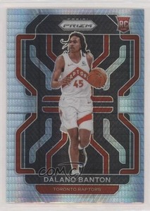 2021-22 Panini Prizm Hyper Prizm Dalano Banton #328 Rookie RC