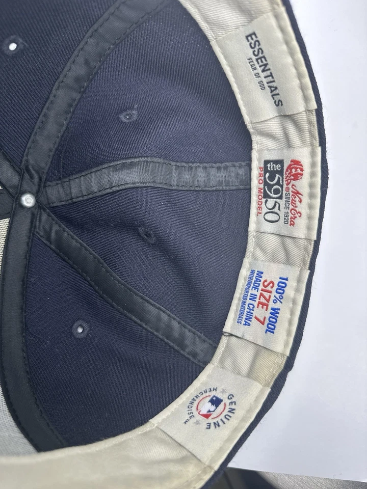 Gorra ajustada Fear of God New Era azul marino Foto 4 de 4