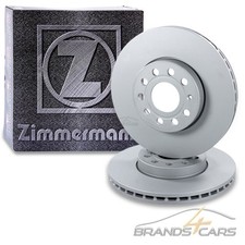 ZIMMERMANN 2x BREMSSCHEIBE Ø288 VORNE FÜR VW GOLF 5 6 7 8 JETTA 3 4 TOURAN 1T