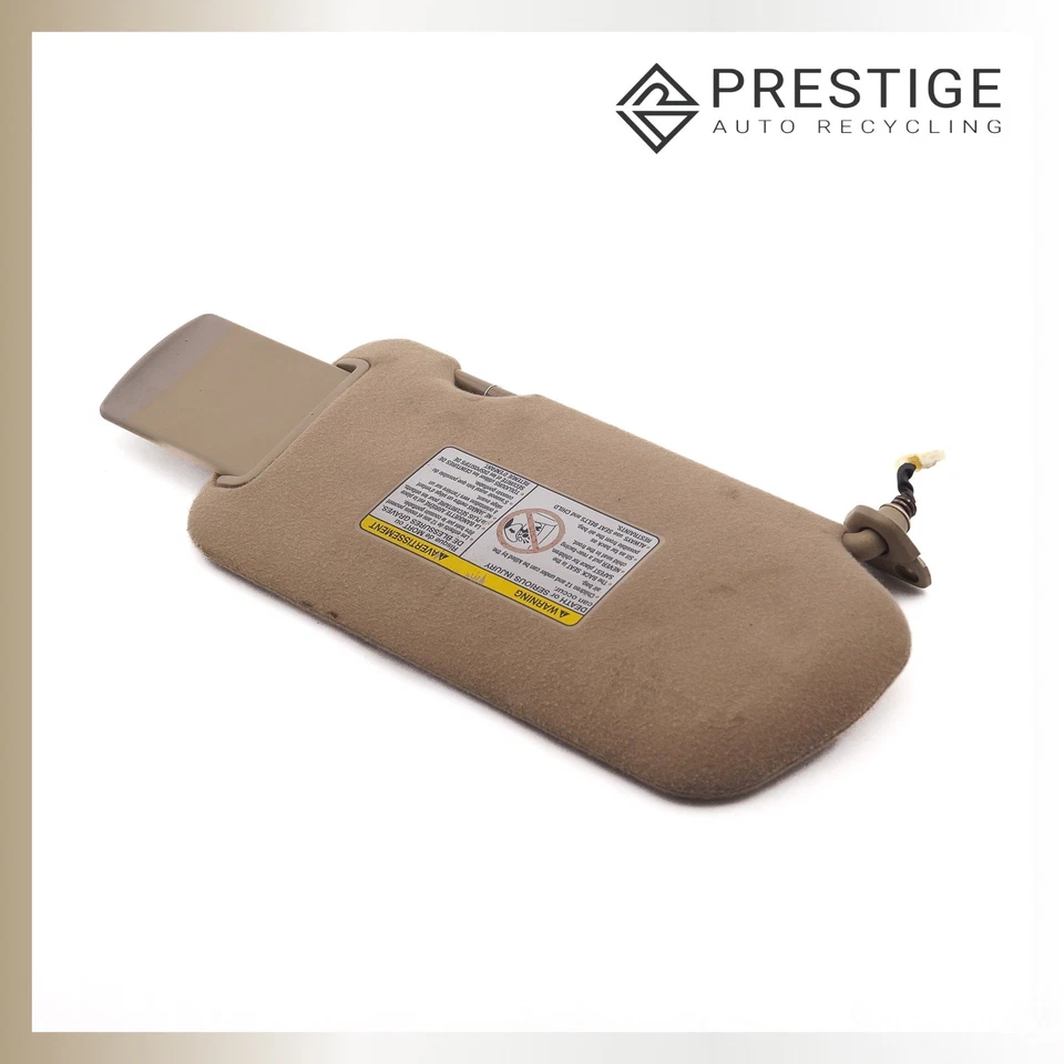 2002-2003 NISSAN ALTIMA Sdn 2000-2003 MAXIMA Sun Visor Left  96401-5Y700 Tan OEM - Image 2 of 4