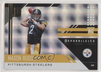 2018 Panini Unparalleled Superplaid 60/150 Mason Rudolph #210 Rookie RC 2s1