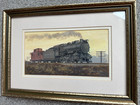 Vintage Frank Francis Vietor Acrylic Pennsylvania Train Landscape Painting — photo 3