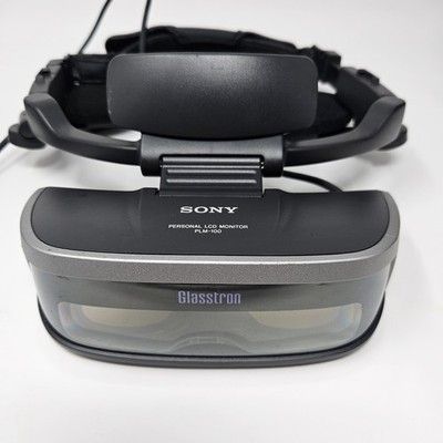 SONY グラストロン Glasstron PLM-100 ソニー Sony Glastron PLM-100 Head-Mounted Display 1997 – Rare Vintage