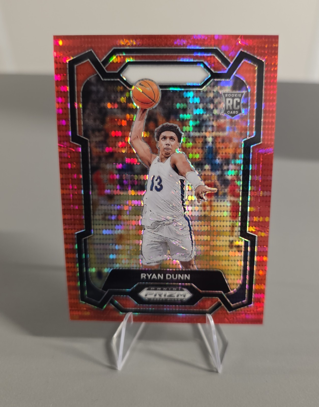 2024-25 Panini Prizm Draft Picks - Ryan Dunn #5 Red Pulsar Prizm /299 (RC)