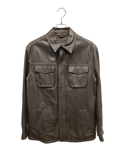 Eddie Bauer Lamb Leather Jacket Men's Size M Brown video thumbnail
