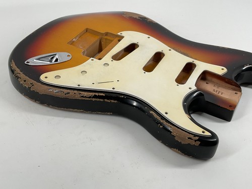 MJT Official Custom Vintage Aged Nitro Guitar Body MarkJenny VTS 1pc Alder 3lb7oz - Bild 5 von 12