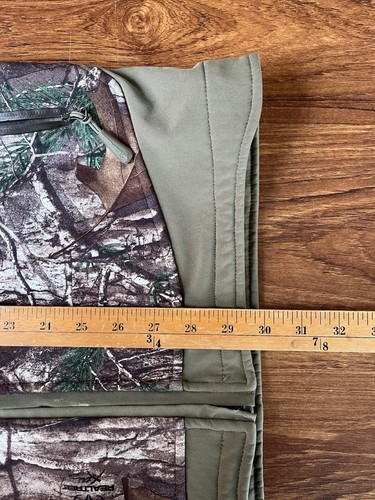 BANDED Mens Size Medium Fleece Jacket Realtree Camo Hunting Outdoor Full Zip - Picture 9 of 10