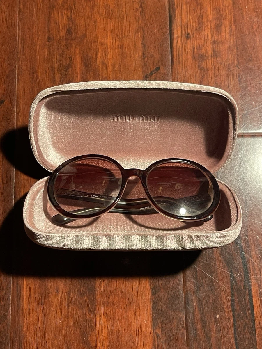 Miu Miu Burgundy Round Shaped Women\'s Sunglasses SMU08N 58 19 HAI-4P1 140 2N Women main image 3