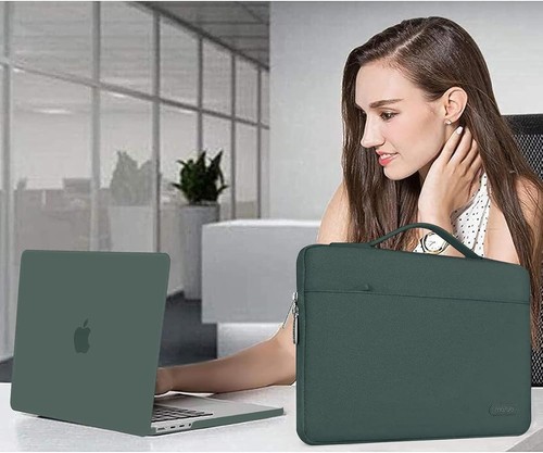 Lightweight Midnight Green MacBook Pro 14-Inch Protection Set with Webcam Cover - Picture 8 of 9