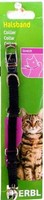 Kerbl Katzenhalsband Halsband FüR Katzen Schwarz Mit Glocke Stretch