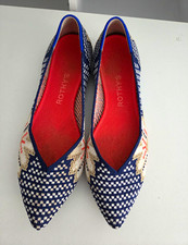 Rothy s Knit Pointed Toe Slip-On Flats Geomet...