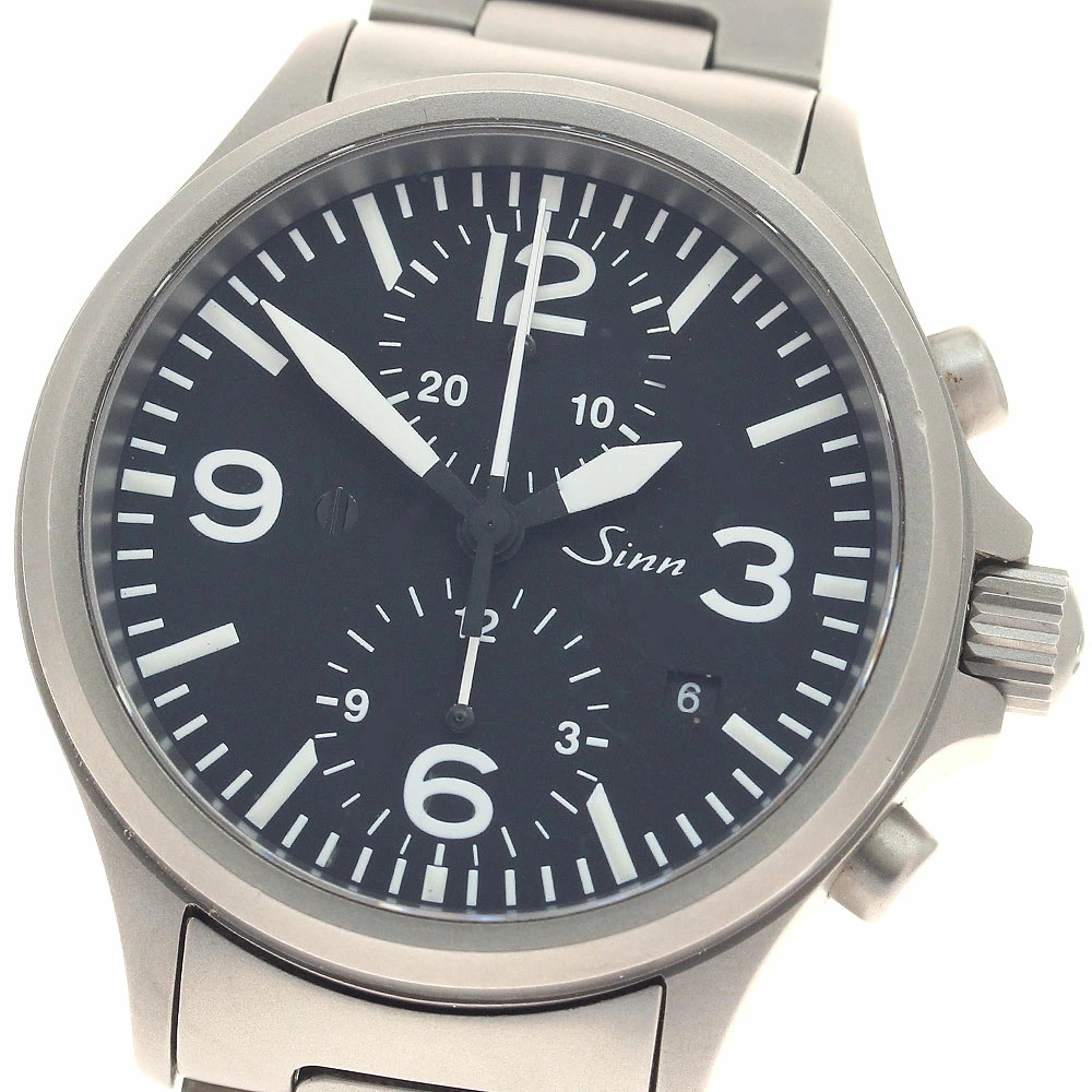 Sinn 756 Date Chronograph Automatic Men's Watch with Warranty From Japan