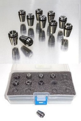 NEW 8 Piece ER11 - Collet Set 1 - 8mm Plastic Box Grade A Chuck