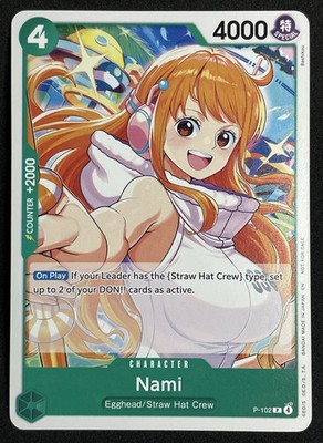 Nami Tournament Pack 2026 Vol. 2 One Piece Promo Card P-102