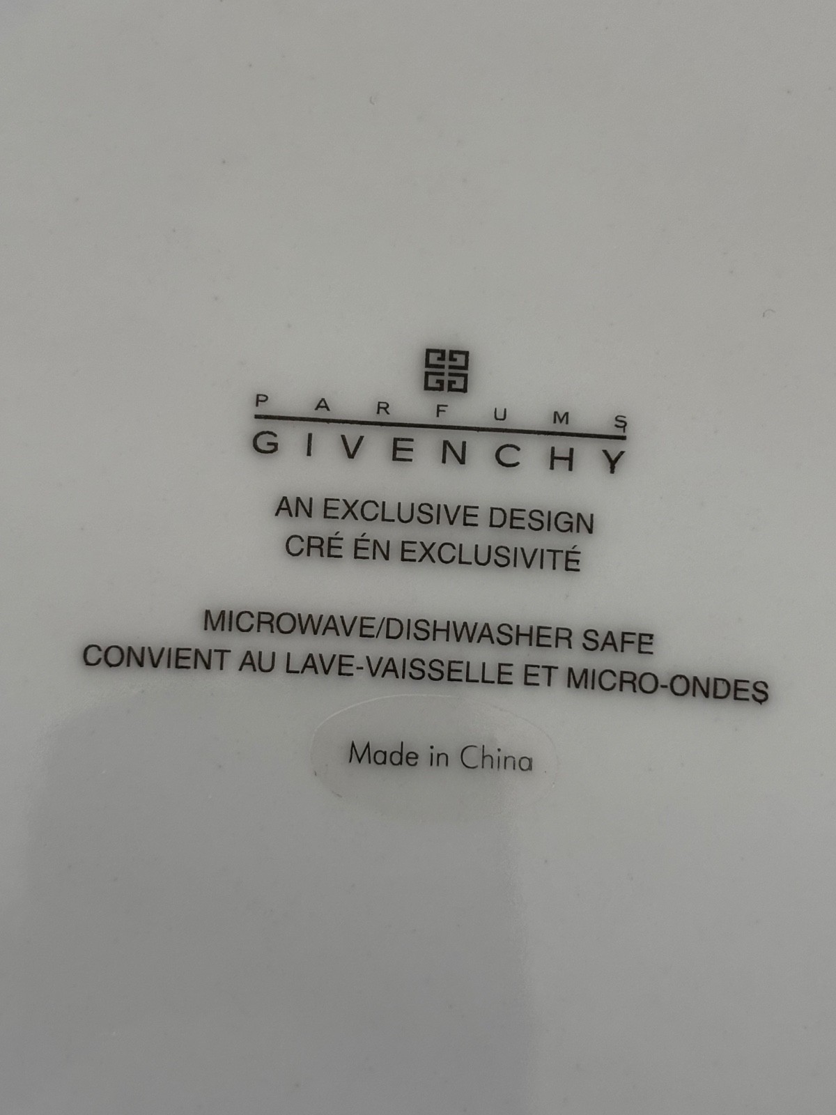 Vtg Givenchy Paris Les Fleurs de Parfums Porcelain Flower Plate Yellow Day Lily thumbnail 4