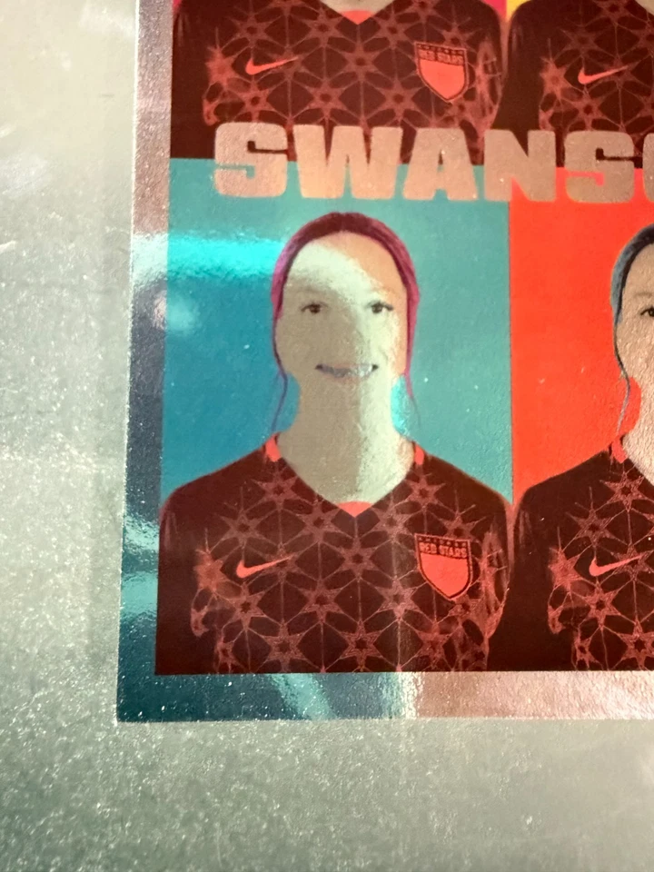 Mallory Swanson 2023 Chicago Red Stars #15 Parkside Vol 2 NWSL Card Pop Art - Image 4 of 4