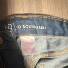 No Boundaries Girls Blue Denim Shorts Size 9 Medium Wash Pockets Zip — photo 2