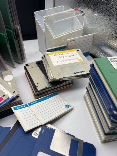 Large Lot 3.5" Floppy Disks Vintage BASF Sony TDK Verbatim Maxell Software LT2 - Picture 8 of 11