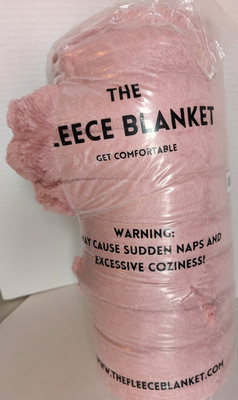 The Original Fleece Blanket PINK 150cm x 200cm 59 in x 78 in QUEEN SUPER SOFT