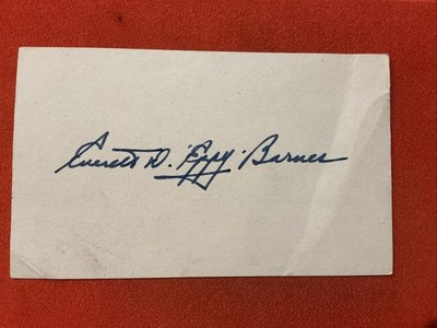 Everett   Eppy  Barnes  MLB: 1923 Pittsburgh Pirates   RARE Autograph  