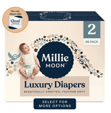 Millie Moon Luxury Diapers, Size 2, 88 Count