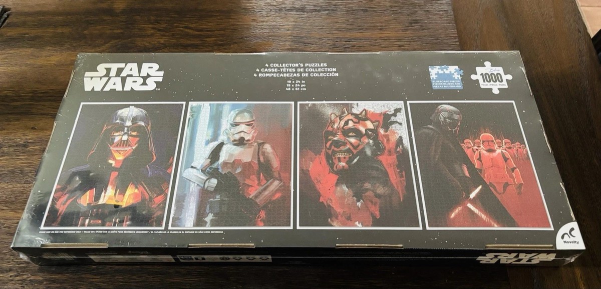 Disney Novelty Star Wars 1000 Piece Each Puzzles collector's for