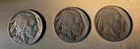 VINTAGE US Coin Lot Of 3 Buffalo Nickels 1918 Dates