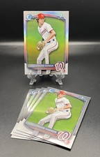 5 CARD LOT - 2025 BOWMAN DRAFT CHROME LANDON HARMON RC NATIONALS BDC44