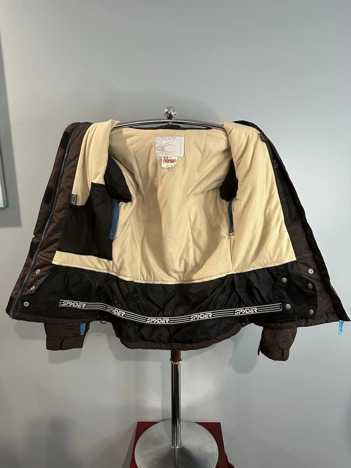 Chaqueta de esquí Spyder para mujer talla 8 mediana invierno abrigo de nieve azul * Foto 3 de 4