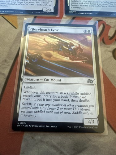 MTG Gloryheath Lynx Aetherdrift X3! 2x Regular und 1x Folie weiß ungewöhnlich! #0014 - Bild 2 von 5