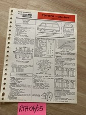 Revue technique Toyota LITE ACE