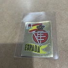Panini Europa 80 Spain badge number 176 recovered removed from album new backing