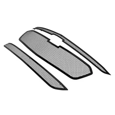 Fits 2014-2015 Chevy Malibu /16 Limited Stainless Black Mesh Grille Insert Combo