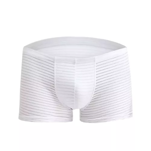 Boxer uomo slip pantaloncino trasparente uomo mutande morbide uomo tronchetto trasparente - Foto 17 di 25