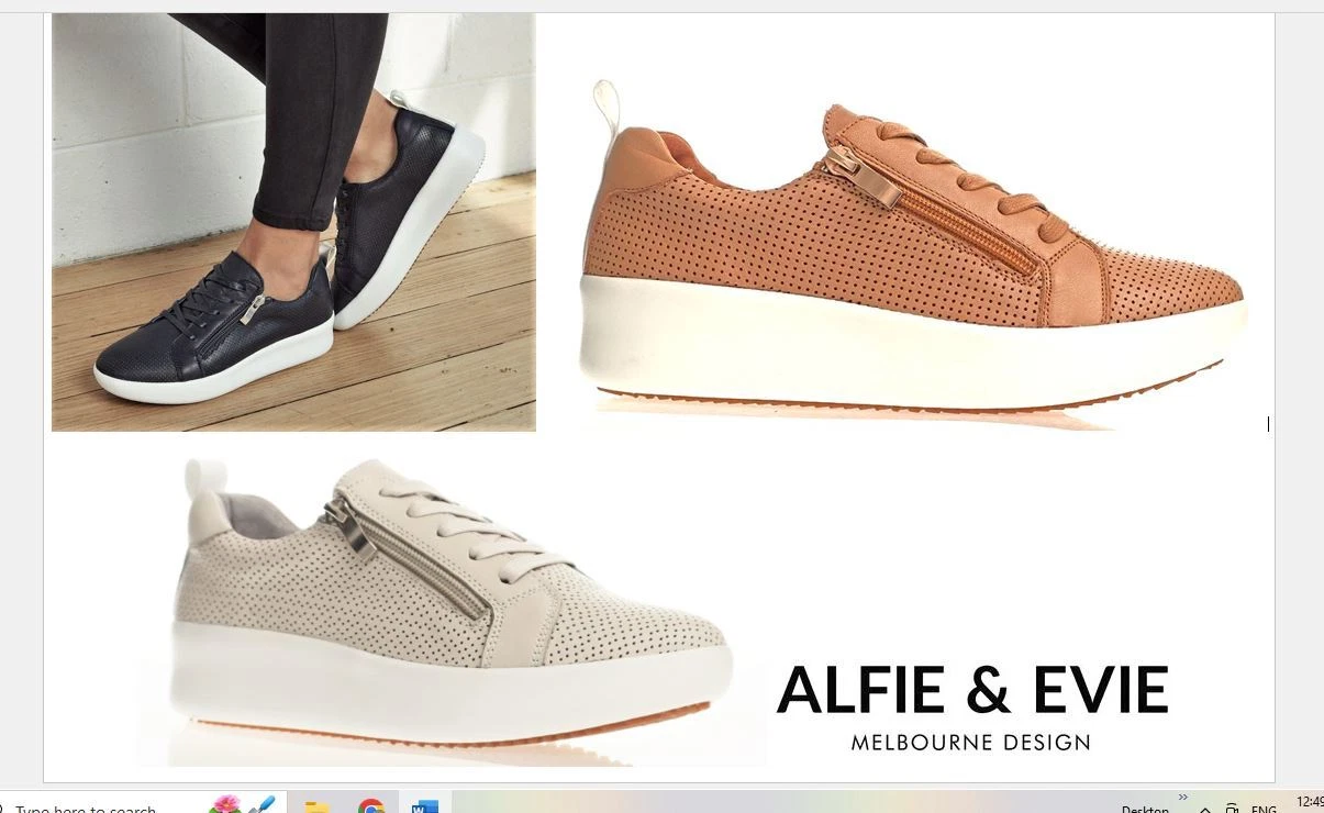 Alfie and Evie leather fashion comfort platform zip sneakers Alfie & Evie Malley