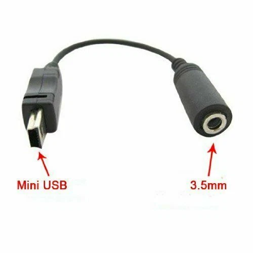 Mini USB to 3.5mm Mic Microphone Adapter Cable f Go Pro HD Hero 1 2 3 3 4 Camera - Image 2 of 4