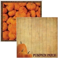 Pumpkin Patch - autumn, scrapbook paper, DS, Reminisce RSS256
