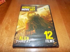 MONSTER MOVIE MIX 12 Films Alien Threat / Deadly Attack Horror Sci-Fi DVD NEW