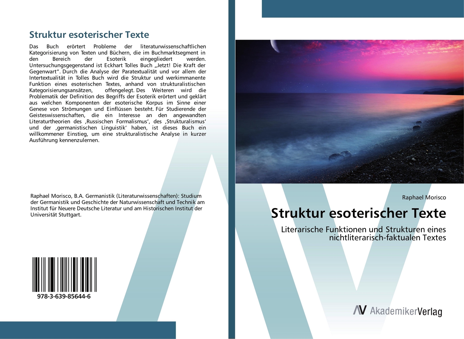Thumbnail - Struktur Esoterischer Texte | Buch | 9783639856446