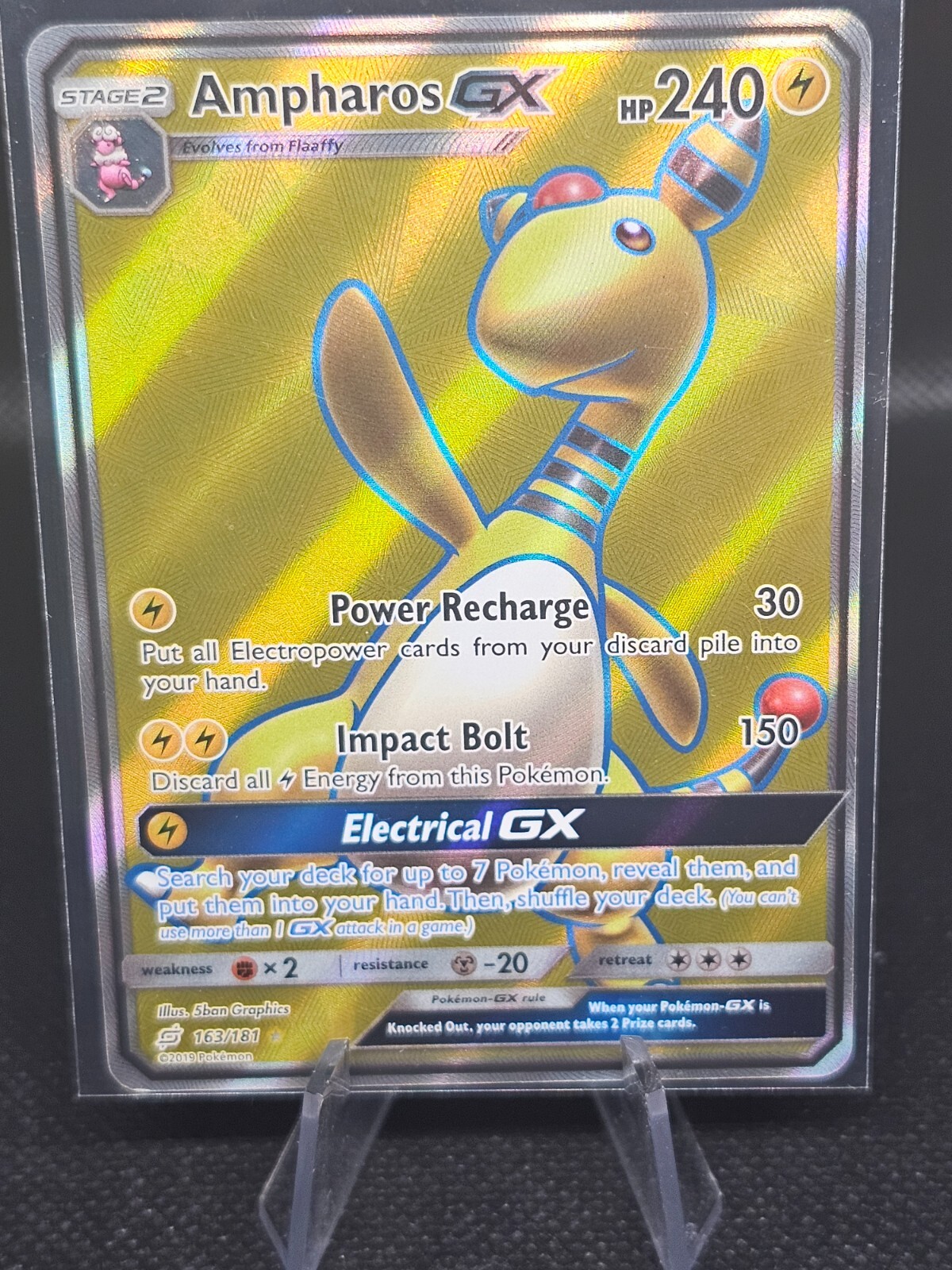 Ampharos GX  163 Team Up