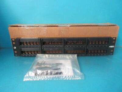 NEW COMMSCOPE 1933308-1 SL SERIES PATCH PANEL MULTIMEDIA 48-PORT FLAT FRONT