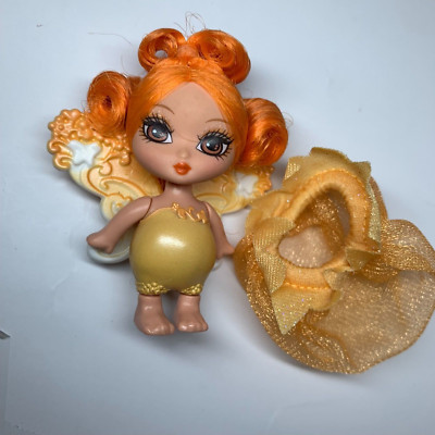 Mattel Barbie Fairytopia Magic of the Rainbow Tooth Fairy Doll Orange RARE