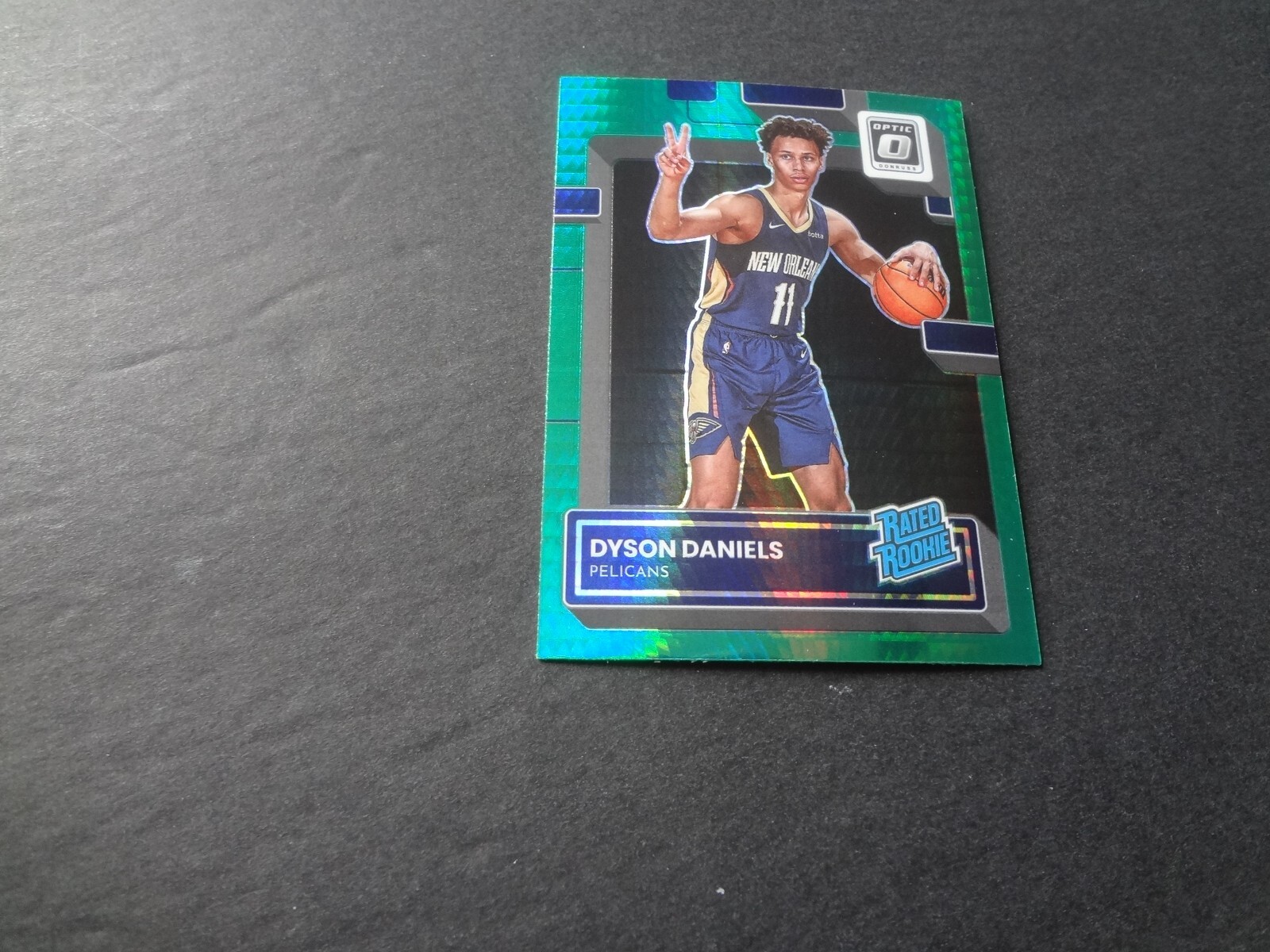 2022-23 Optic Dyson Daniels Hyper Green Prizm Rookie 250 RC Atlanta Hawks Panini