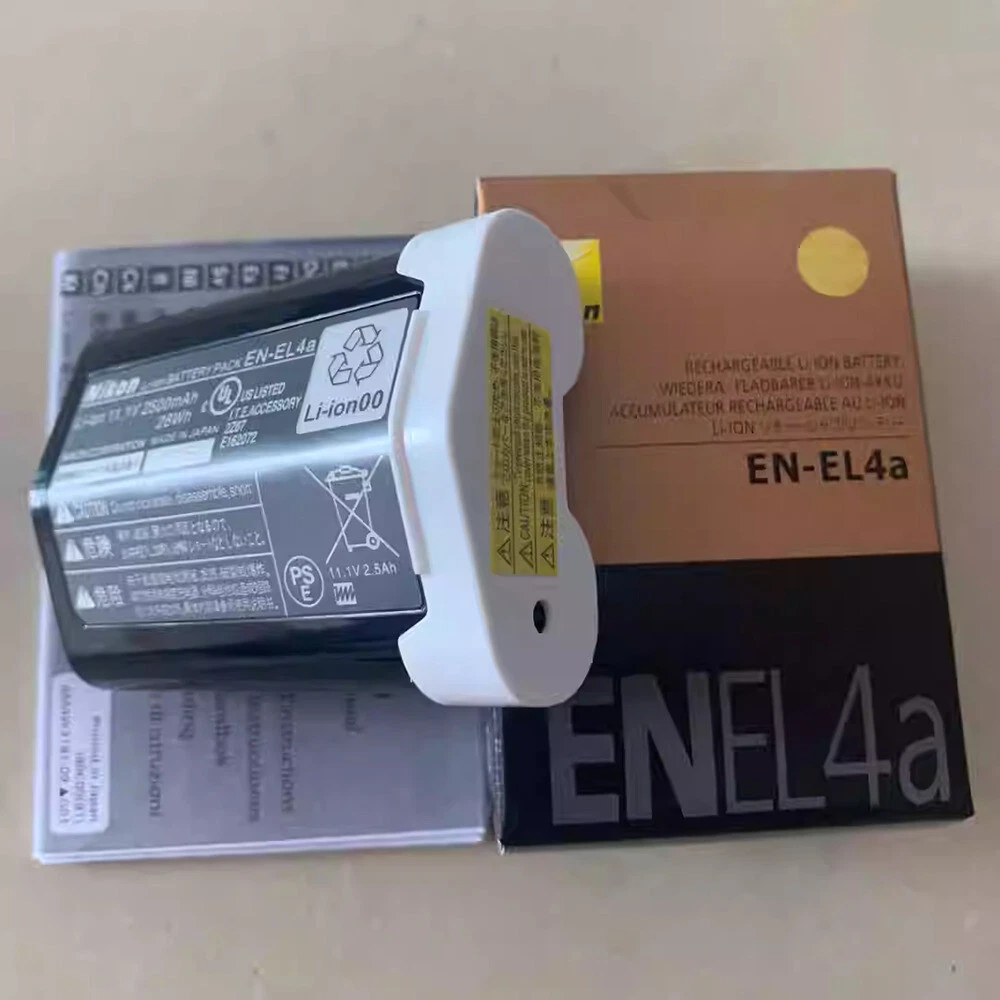 Nikon EN-EL4a 純正　新品未使用 EN-EL4 EN-EL4a 互換バッテリー [ 純正充電器で充電可能 残量表示可能