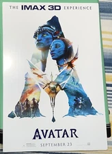 Avatar (2009) Re-Release IMAX 3D (2022) 13X19 Movie Poster Regal Brand New